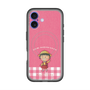 スリムプロテクションプレミアムケース with MagSafe［ ちびまる子ちゃん - ピンクチェック ］