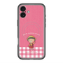 スリムプロテクションプレミアムケース with MagSafe［ ちびまる子ちゃん - ピンクチェック ］