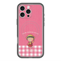 スリムプロテクションプレミアムケース with MagSafe［ ちびまる子ちゃん - ピンクチェック ］