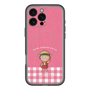 スリムプロテクションプレミアムケース with MagSafe［ ちびまる子ちゃん - ピンクチェック ］