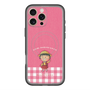 スリムプロテクションプレミアムケース with MagSafe［ ちびまる子ちゃん - ピンクチェック ］