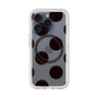 スリムプロテクションプレミアムケース with MagSafe［ シンプルドット - Black ］