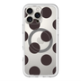 スリムプロテクションプレミアムケース with MagSafe［ シンプルドット - Black ］