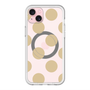 スリムプロテクションプレミアムケース with MagSafe［ シンプルドット - Beige ］