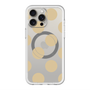 スリムプロテクションプレミアムケース with MagSafe［ シンプルドット - Beige ］
