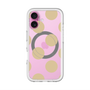 スリムプロテクションプレミアムケース with MagSafe［ シンプルドット - Beige ］