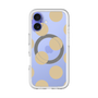 スリムプロテクションプレミアムケース with MagSafe［ シンプルドット - Beige ］