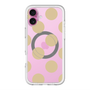 スリムプロテクションプレミアムケース with MagSafe［ シンプルドット - Beige ］