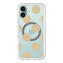 スリムプロテクションプレミアムケース with MagSafe［ シンプルドット - Beige ］