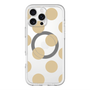 スリムプロテクションプレミアムケース with MagSafe［ シンプルドット - Beige ］