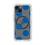 スリムプロテクションプレミアムケース with MagSafe［ シンプルドット - Blue ］