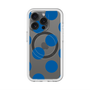 スリムプロテクションプレミアムケース with MagSafe［ シンプルドット - Blue ］