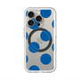 スリムプロテクションプレミアムケース with MagSafe［ シンプルドット - Blue ］