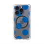 スリムプロテクションプレミアムケース with MagSafe［ シンプルドット - Blue ］