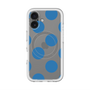 スリムプロテクションプレミアムケース with MagSafe［ シンプルドット - Blue ］