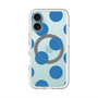 スリムプロテクションプレミアムケース with MagSafe［ シンプルドット - Blue ］