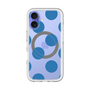 スリムプロテクションプレミアムケース with MagSafe［ シンプルドット - Blue ］