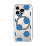 スリムプロテクションプレミアムケース with MagSafe［ シンプルドット - Blue ］