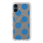 スリムプロテクションプレミアムケース with MagSafe［ シンプルドット - Blue ］