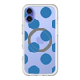 スリムプロテクションプレミアムケース with MagSafe［ シンプルドット - Blue ］