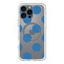 スリムプロテクションプレミアムケース with MagSafe［ シンプルドット - Blue ］