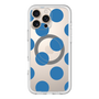 スリムプロテクションプレミアムケース with MagSafe［ シンプルドット - Blue ］