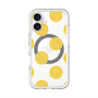 スリムプロテクションプレミアムケース with MagSafe［ シンプルドット - Yellow ］