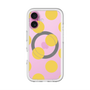 スリムプロテクションプレミアムケース with MagSafe［ シンプルドット - Yellow ］