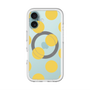 スリムプロテクションプレミアムケース with MagSafe［ シンプルドット - Yellow ］