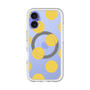 スリムプロテクションプレミアムケース with MagSafe［ シンプルドット - Yellow ］