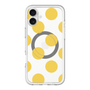 スリムプロテクションプレミアムケース with MagSafe［ シンプルドット - Yellow ］