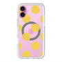 スリムプロテクションプレミアムケース with MagSafe［ シンプルドット - Yellow ］