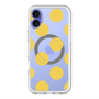 スリムプロテクションプレミアムケース with MagSafe［ シンプルドット - Yellow ］