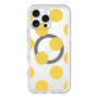 スリムプロテクションプレミアムケース with MagSafe［ シンプルドット - Yellow ］