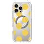 スリムプロテクションプレミアムケース with MagSafe［ シンプルドット - Yellow ］