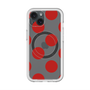 スリムプロテクションプレミアムケース with MagSafe［ シンプルドット - Red ］