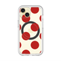 スリムプロテクションプレミアムケース with MagSafe［ シンプルドット - Red ］