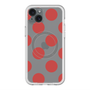 スリムプロテクションプレミアムケース with MagSafe［ シンプルドット - Red ］
