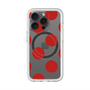 スリムプロテクションプレミアムケース with MagSafe［ シンプルドット - Red ］