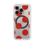 スリムプロテクションプレミアムケース with MagSafe［ シンプルドット - Red ］