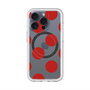 スリムプロテクションプレミアムケース with MagSafe［ シンプルドット - Red ］