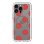 スリムプロテクションプレミアムケース with MagSafe［ シンプルドット - Red ］