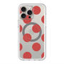 スリムプロテクションプレミアムケース with MagSafe［ シンプルドット - Red ］
