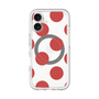 スリムプロテクションプレミアムケース with MagSafe［ シンプルドット - Red ］