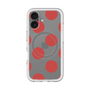 スリムプロテクションプレミアムケース with MagSafe［ シンプルドット - Red ］