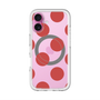 スリムプロテクションプレミアムケース with MagSafe［ シンプルドット - Red ］