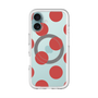 スリムプロテクションプレミアムケース with MagSafe［ シンプルドット - Red ］