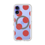 スリムプロテクションプレミアムケース with MagSafe［ シンプルドット - Red ］