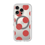 スリムプロテクションプレミアムケース with MagSafe［ シンプルドット - Red ］