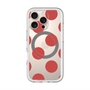 スリムプロテクションプレミアムケース with MagSafe［ シンプルドット - Red ］